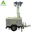 EPA 120L 4x1000w Kubota Portable Light Tower Generator LED
