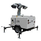 Trailer 10kva 10kw Portable Light Tower For Home Generator With Metal Halide 24V