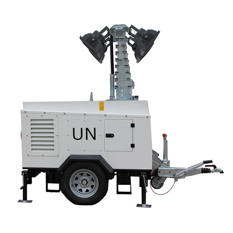 4X1000w 7m 9m Portable Generator Light Tower Trailer Mounted