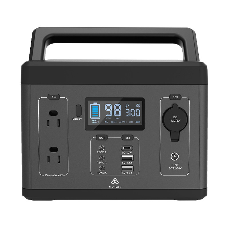 Quick Charge 300W 500W Portable Lithium Battery Power Station