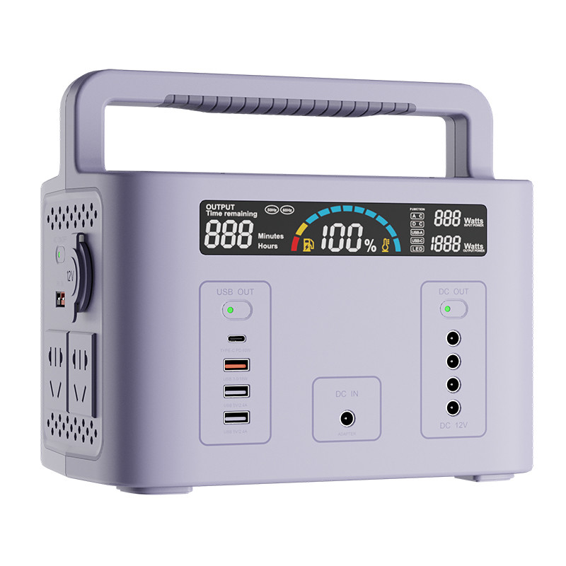 110V 220V Rechargeable 500W Portable Power Station For Camping